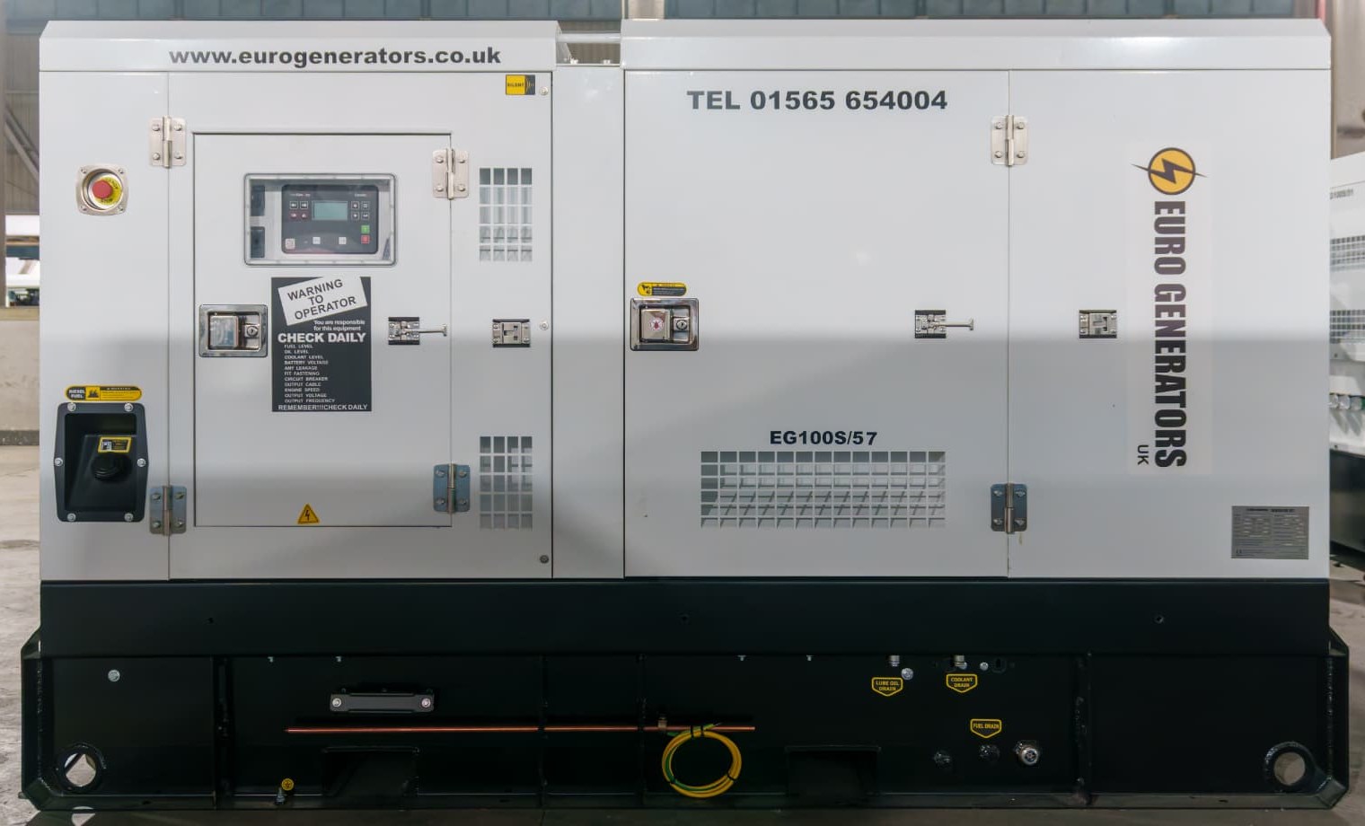New Euro Generators silent canopy set, front view