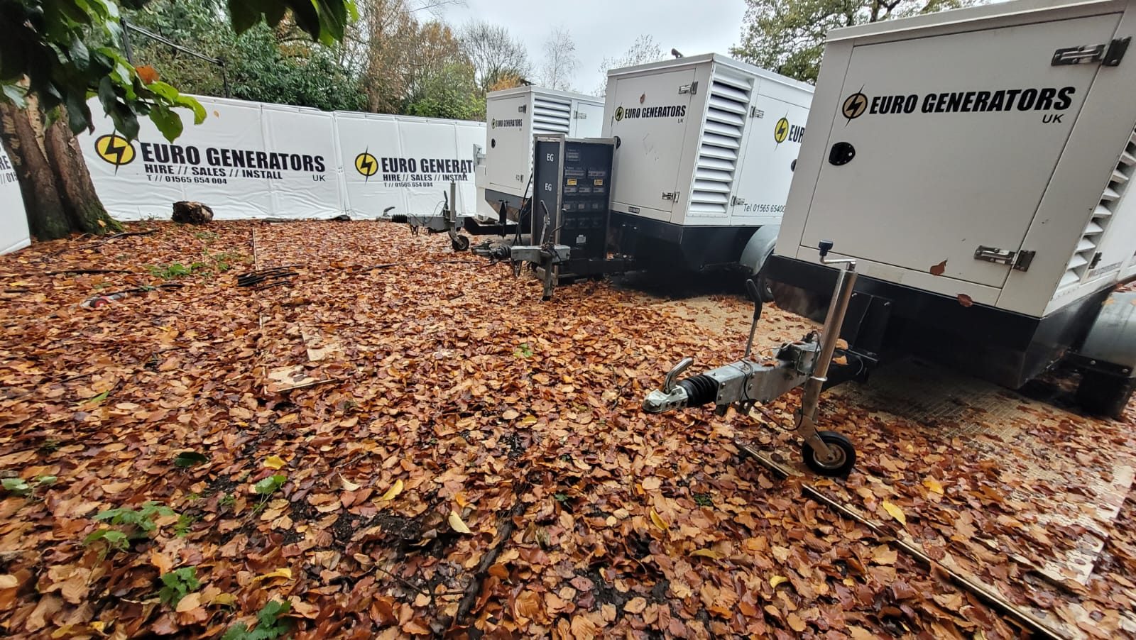 Euro Generators silent sets on site